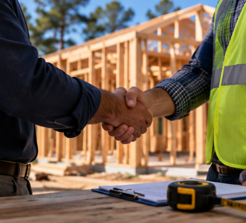 Coordinating a residential construction team